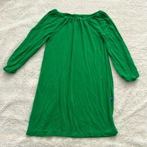Kickee Pants Green Fern Bamboo Dress